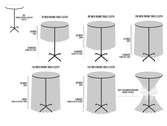 Table Rentals 30 Inch High Top Cocktail Table Party Dreams Wedding 