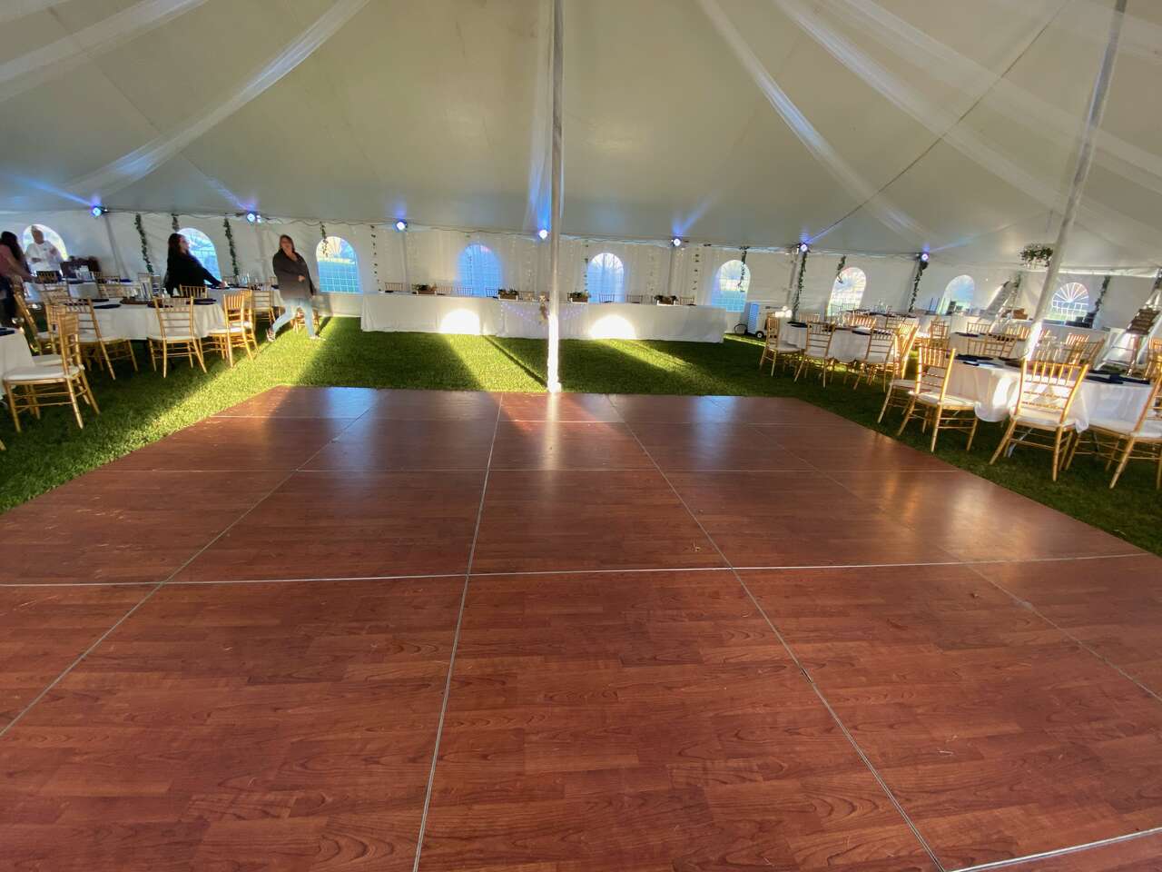 Clinton Township tent floor rental