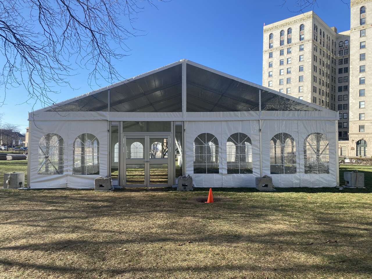 Clinton Township long term tent rental