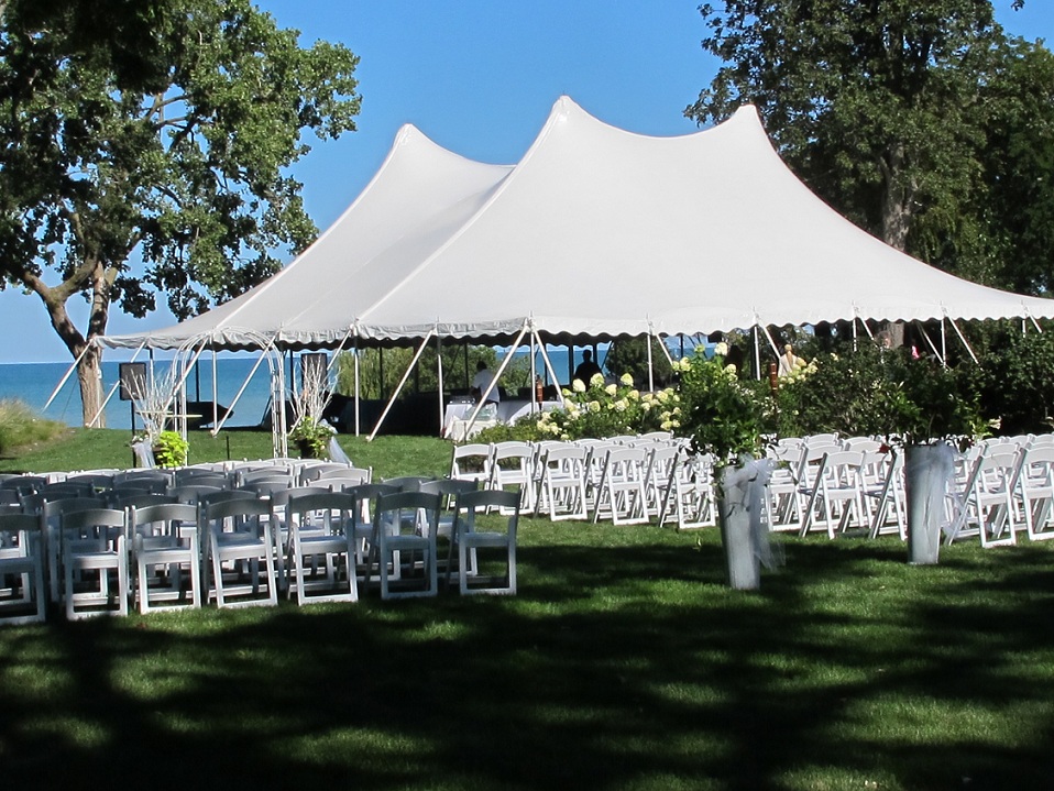 Harrison Township wedding tent rental