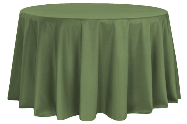 Willow / Army Green120 Inch Round Table Linen