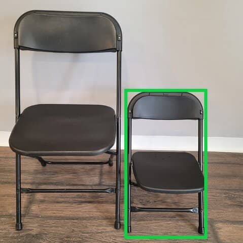 Kid size folding discount chairs