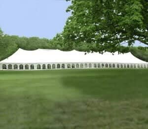 40ft X 180ft (7200 sq ft) Pole Tent Grass Only