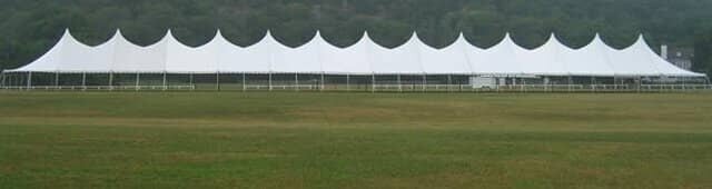40ft X 200ft (8000 sq ft) Pole Tent on Grass Only