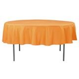 Orange 90 Inch Round Table Linen