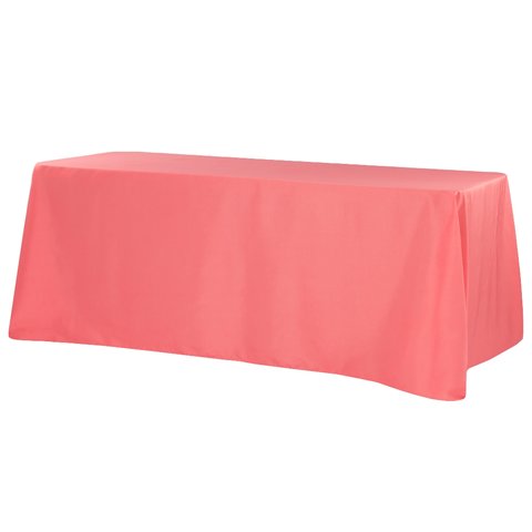 Coral 90 Inch x 132 Inch Rectangle Table Linen