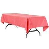 Coral 60 Inch x 120 Inch Rectangle Table Linen