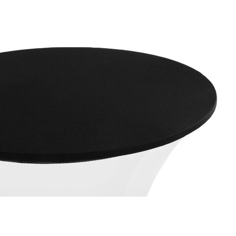 Spandex High Top Table TOPPER ONLY(Black)