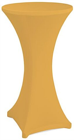 Spandex High Top Table Cover (Gold)