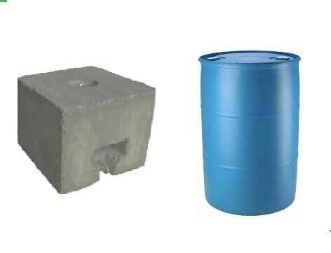 Cement Block or Water Barrel (Non refundable even if not used)