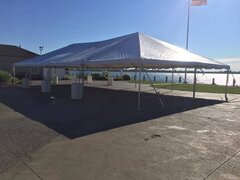 30ft x 60Ft Frame Tent Max Guests 120