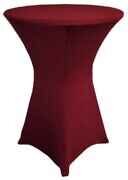 Spandex High Top Table Cover (Burgundy)
