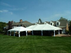30ft x 30ft Tent Package 72 Guests Any Surface
