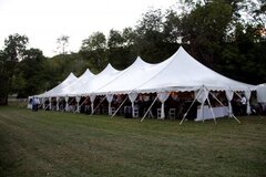 40ft x120ft Pole Tent Grass Only Max Guests 288