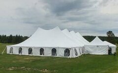 60ft x 100ft Pole Tent Grass Only Max Guests 384