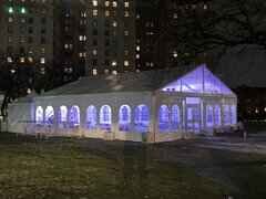 40ft x 40ft Structure Tent Max Guests 128