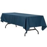 Navy 60 Inch x 120 Inch Rectangle Table Linen