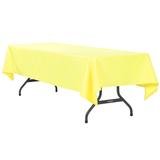 Canary Yellow 60 Inch x 120 Inch Rectangle Table Linen