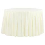 Ivory 120 Inch Round Table Linen