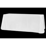 White 90 Inch x 132 Inch Rectangle Table Linen