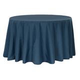 Navy 120 Inch Round Table Linen 