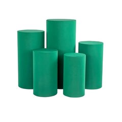 Pillar Spandex set of five Emerald Green