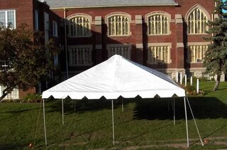 20ft x 20ft West Coast Frame Tent Max Guests 48