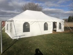 30ft x 45ft Tent Rental Package 72 Guests Any Surface