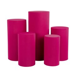 Pillar Spandex set of five Fuchsia