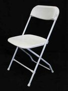 White Folding Chair  