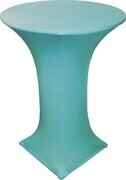 Spandex High Top Table Cover (Tiffany Blue)
