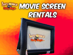 Inflatable Movie Screens and Sound Equipment