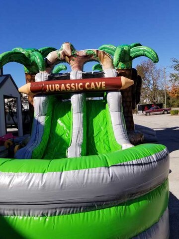 Cave Water Slide Bounce House