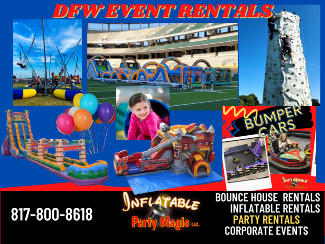 DFW Party Rental | Inflatable Party Magic | DFW Texas