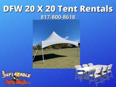 Tent Rentals 20 X 20 in DFW Tx