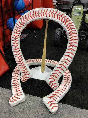 Baseball themed Giant Horseshoes for triple play game package