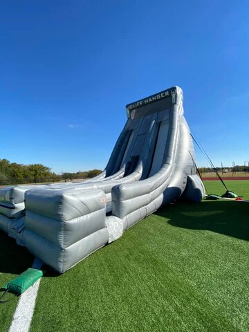 27ft Dual Lane Super Slide  Mr. Bounce Inflatable Rentals