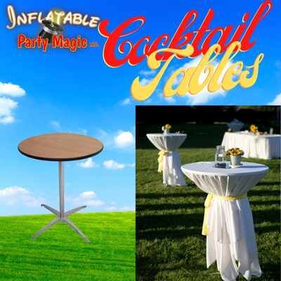 Cocktail tables for rent best sale near me