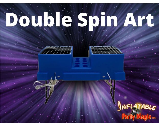 Double Spin Art machine rental