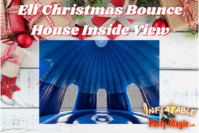 Elf Chrstimas Theme Bounce House Rental