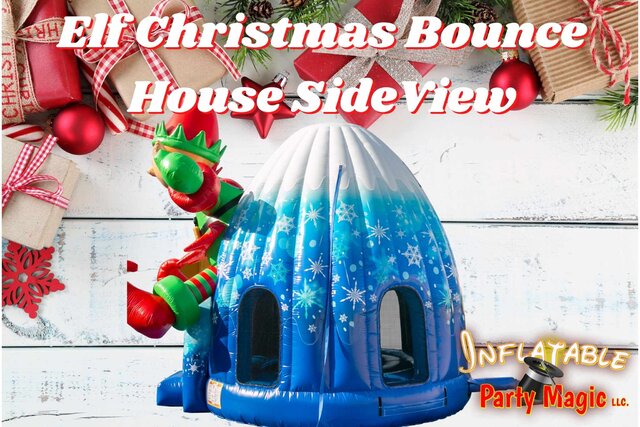 Elf Bounce House for Christmas Parties