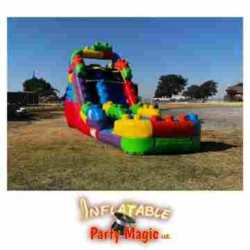 Inflatable Lego Slide Rental