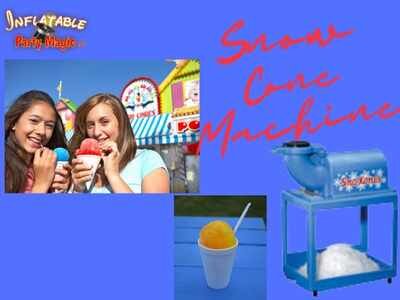 Sno Cone Machine