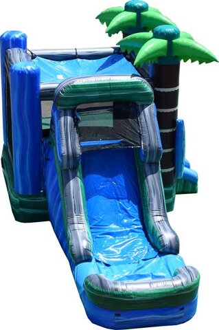 Surf the Wave Bounce House with wet slide Rental DFW Texas