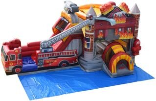 Fire House Bounce House Water Slide Rentals