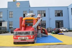 Fire Truck Water Bounce House Rental