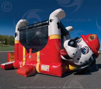 Fire Dog Bounce House Combo