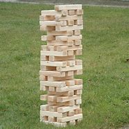 Giant Jenga Game Backyard Game 4 Rental