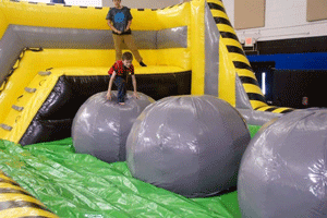 Toxic Leaps and Bounds Inflatable Game