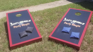 Giant Corn Hole Rental Inflatable Party Magic